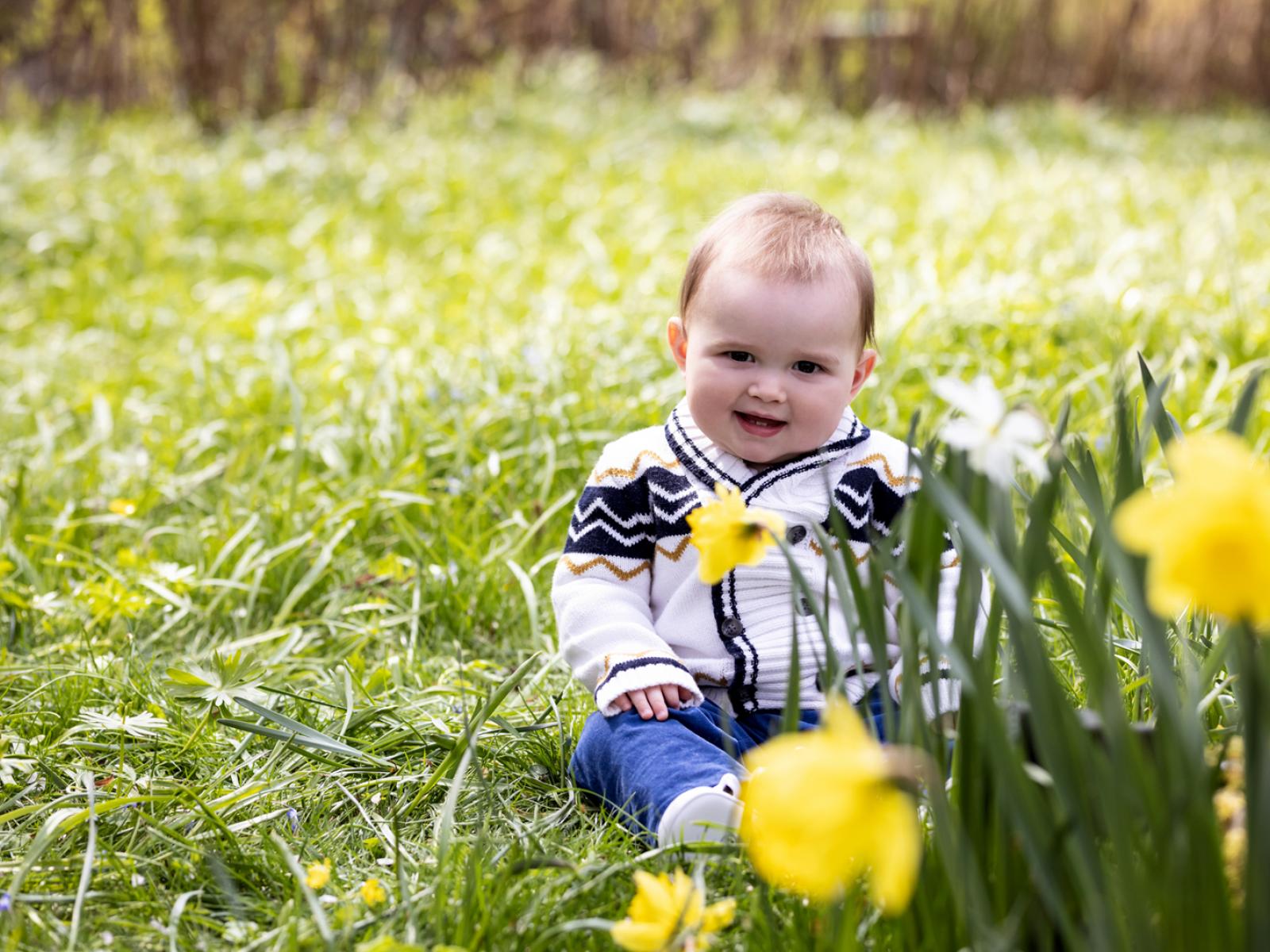 Portrait of Prince Charles on his first birthday