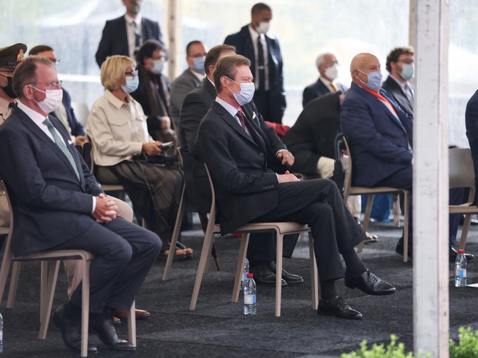 Le Grand-Duc assiste à une commémoration du 700e anniversaire du décès de Pierre d'Aspelt