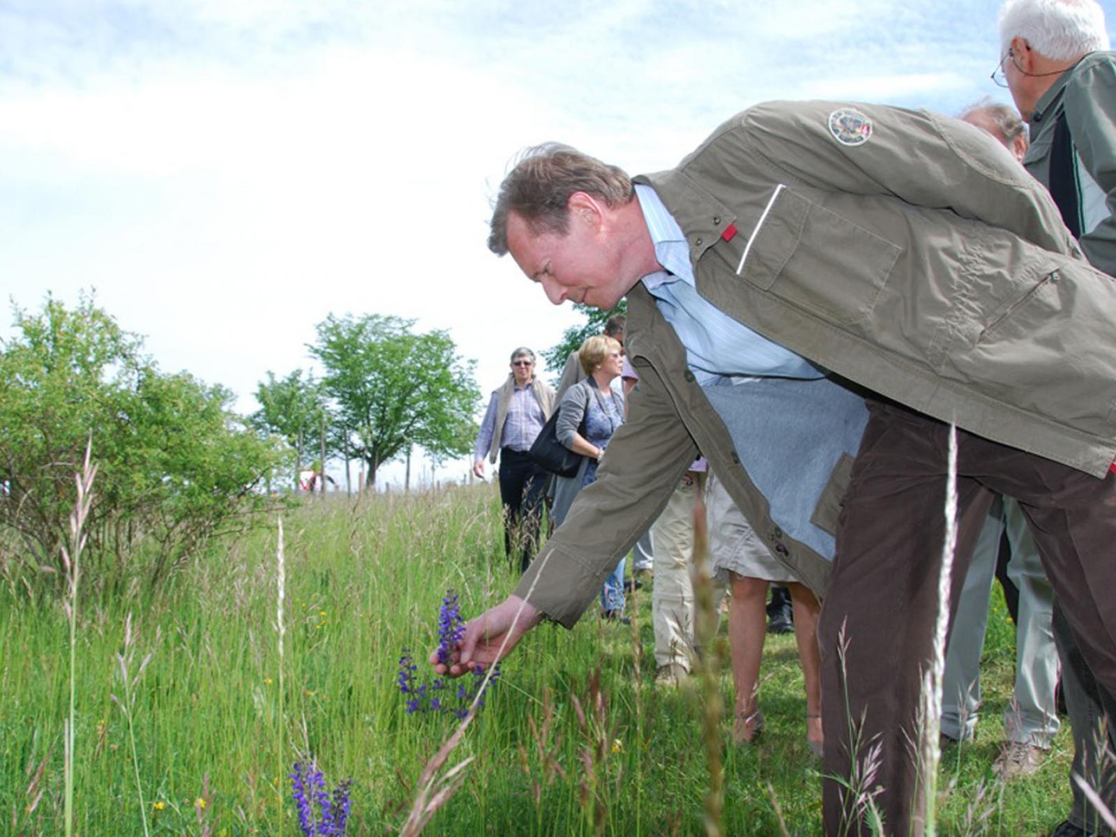 Le Grand-Duc visite un des sites naturels protégés