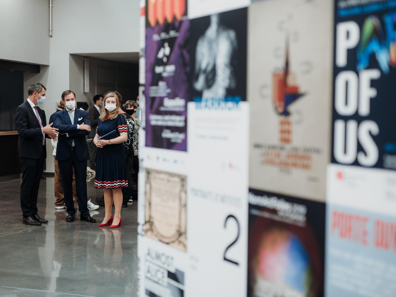 Le Couple héritier découvre l'exposition Think Ahead