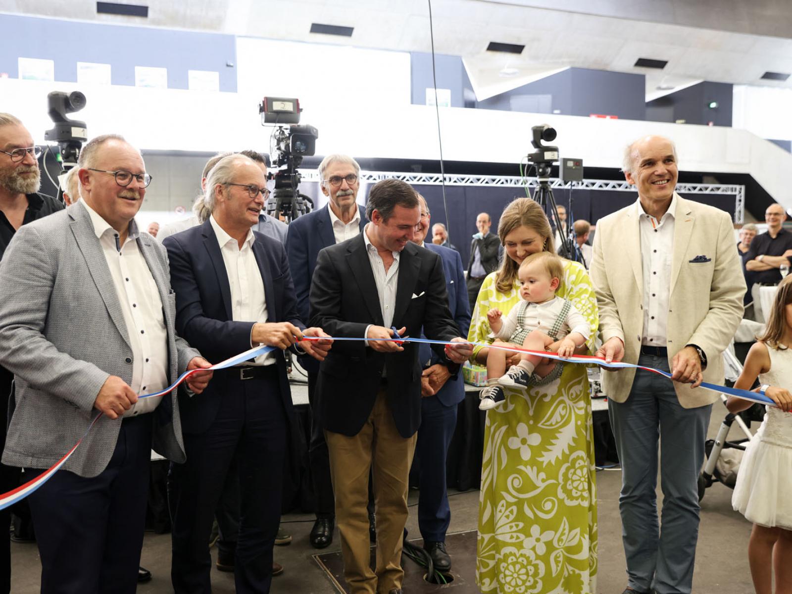 Le Couple héritier inaugure la Foire Agricole d'Ettelbruck