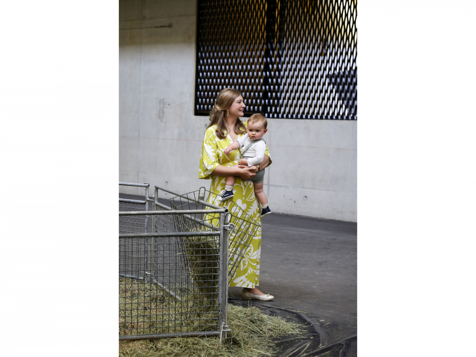 La Princesse Stéphanie et son fils le Prince Charles à la Foire Agricole d'Ettelbruck