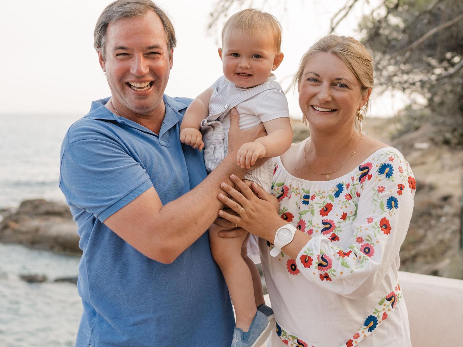 Le Couple héritier avec le Prince Charles à Cabasson