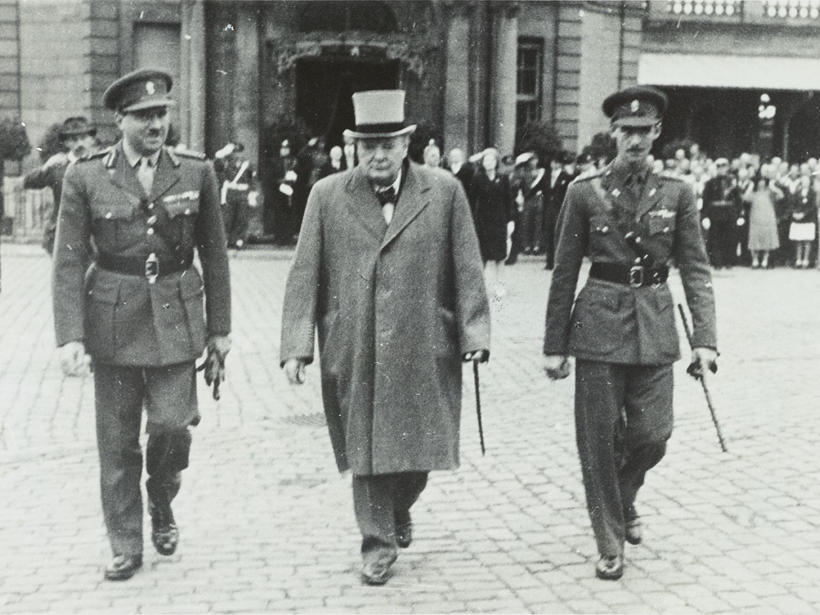 Prinz Félix, Sir Winston Churchill und Prinz Jean
