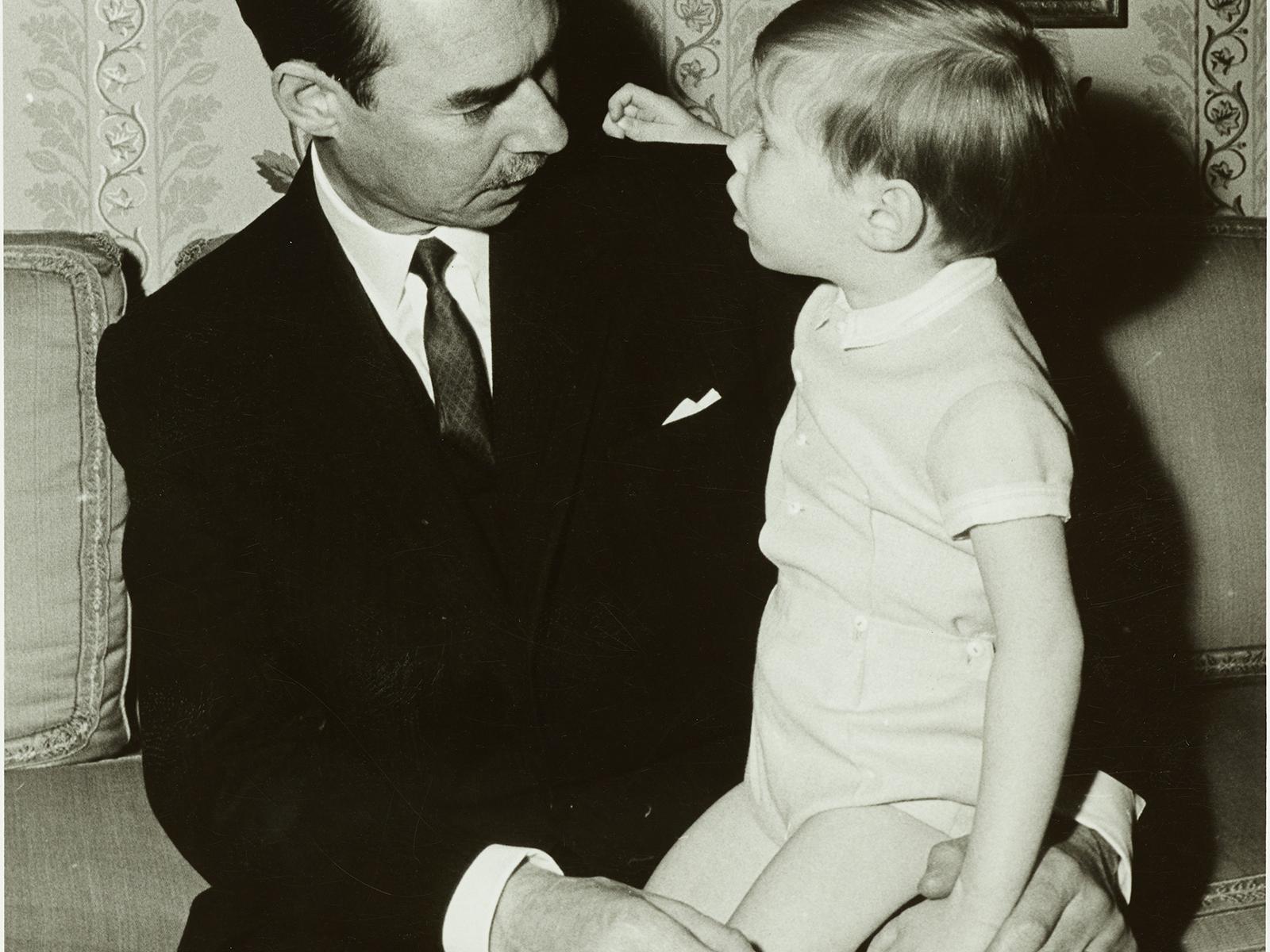 Grand Duke Jean and Prince Henri in 1957