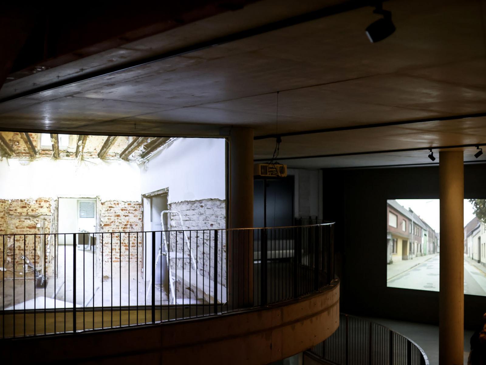 Vue sur un espace du "Konschthal Esch"