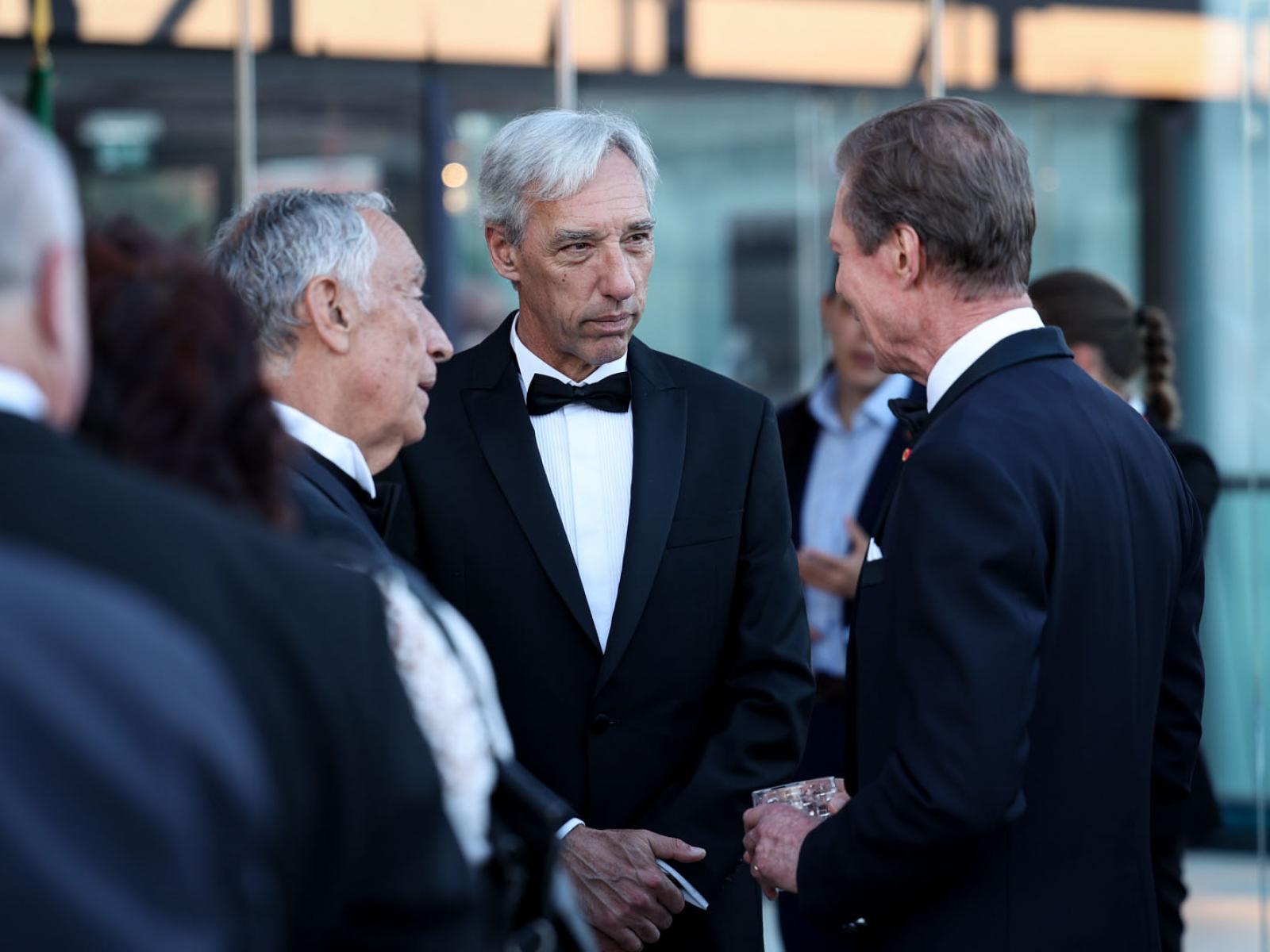 Le Grand-Duc et le Président portugais en pleine discussion