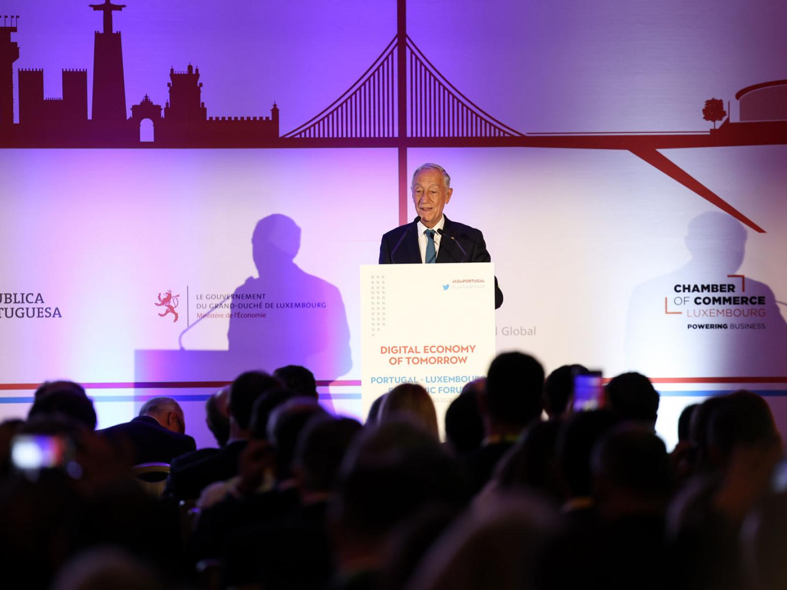 Discours du Président portugais durant le forum économique
