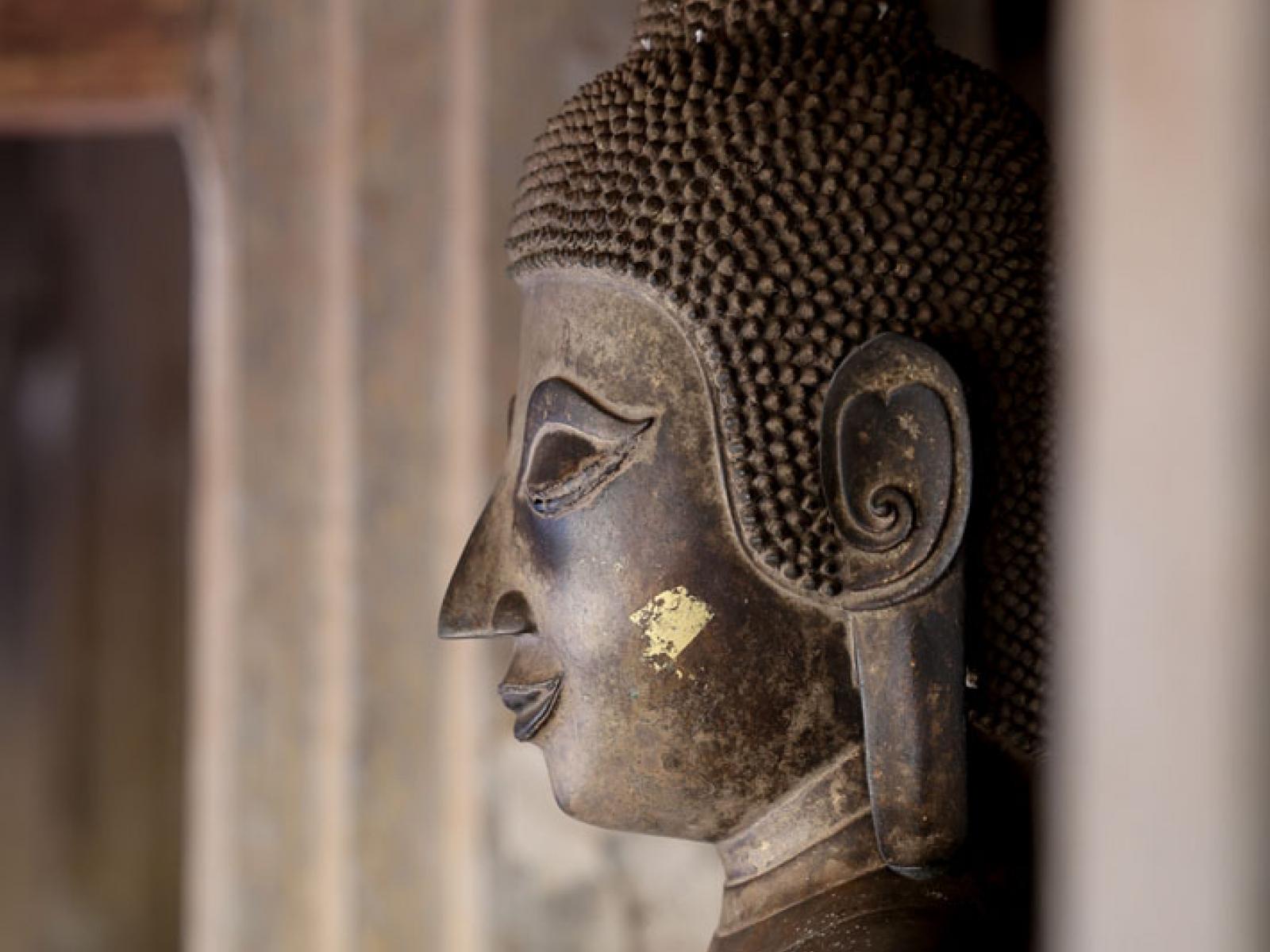 Vue sur une statue de Bouddha