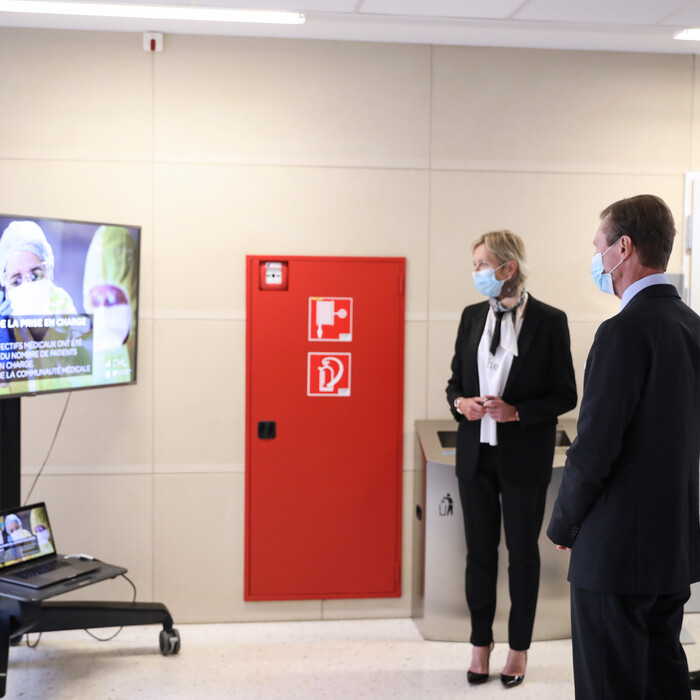 Le Grand-Duc a visité le Centre Hospitalier de Luxembourg