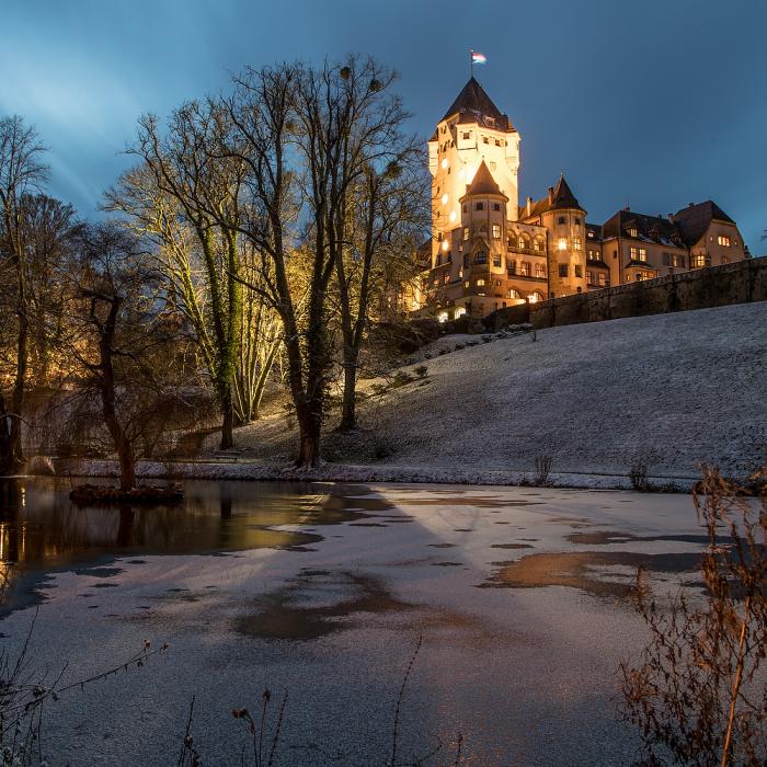 Christmas decorations at Berg Castle - December 2017