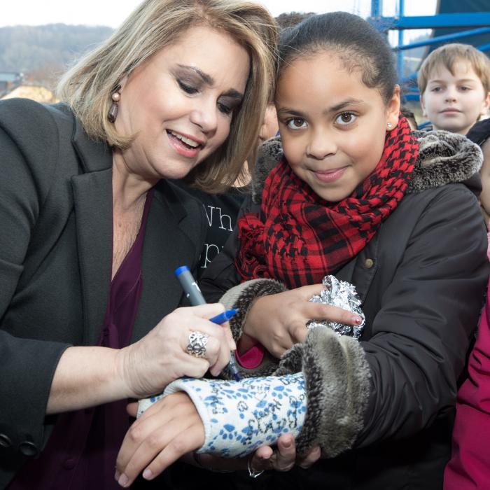 Besuch der Schulen von Ermsdorf und Medernach