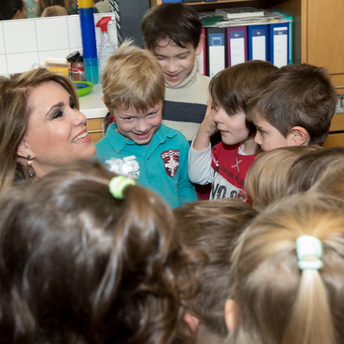 Besuch der Schulen von Ermsdorf und Medernach