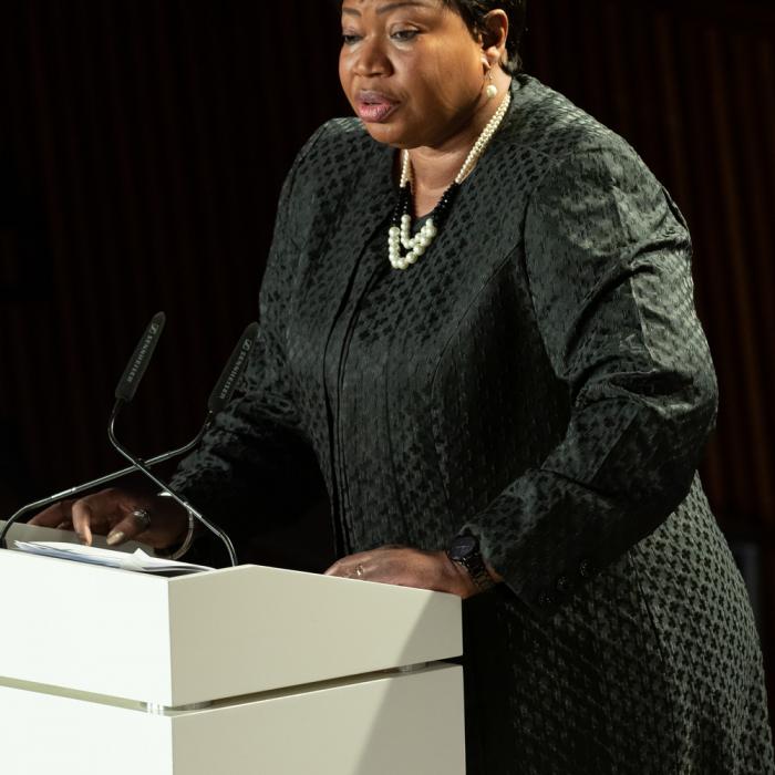 Fatou Bensouda at the International Forum "Stand Speak Rise Up!