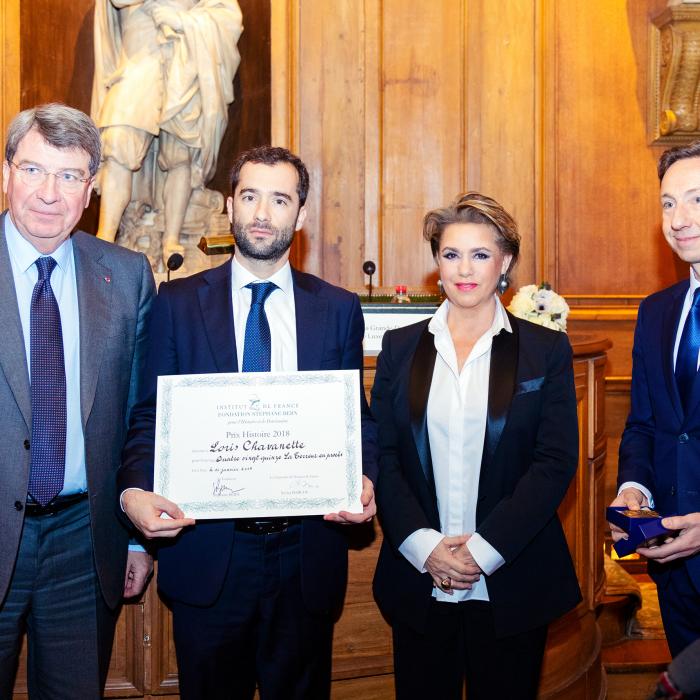 Remise du Prix Histoire de la Fondation Stéphane Bern pour l'Histoire et le Patrimoine