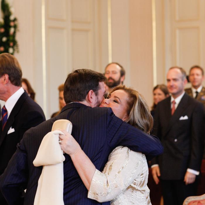 Mariage Princier Mariage civil de S.A.R. le Grand-Duc héritier avec la Comtesse Stéphanie de Lannoy 