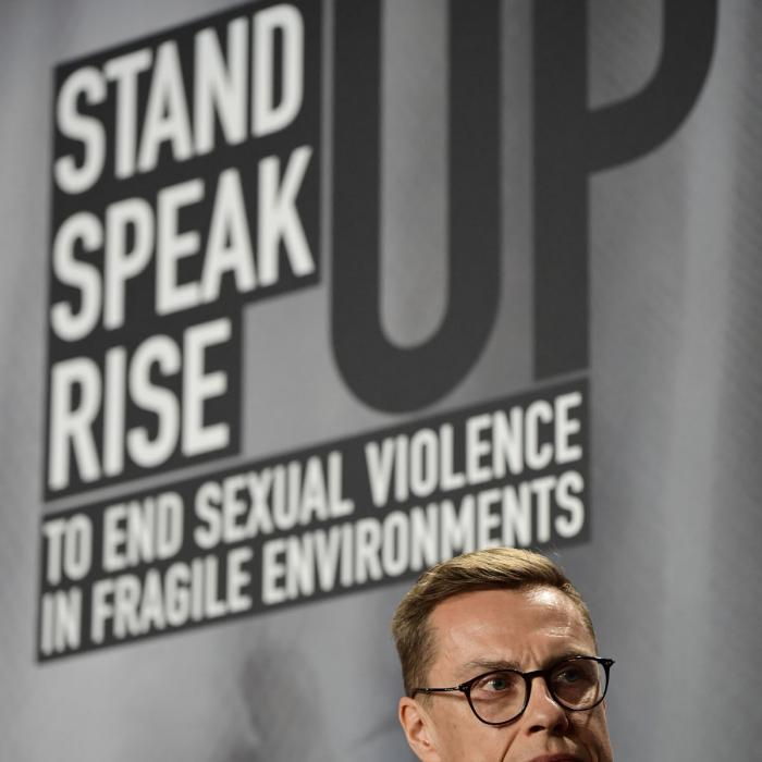 Gespréichsronn während dem Internationale Forum "Stand Speak Rise Up!"