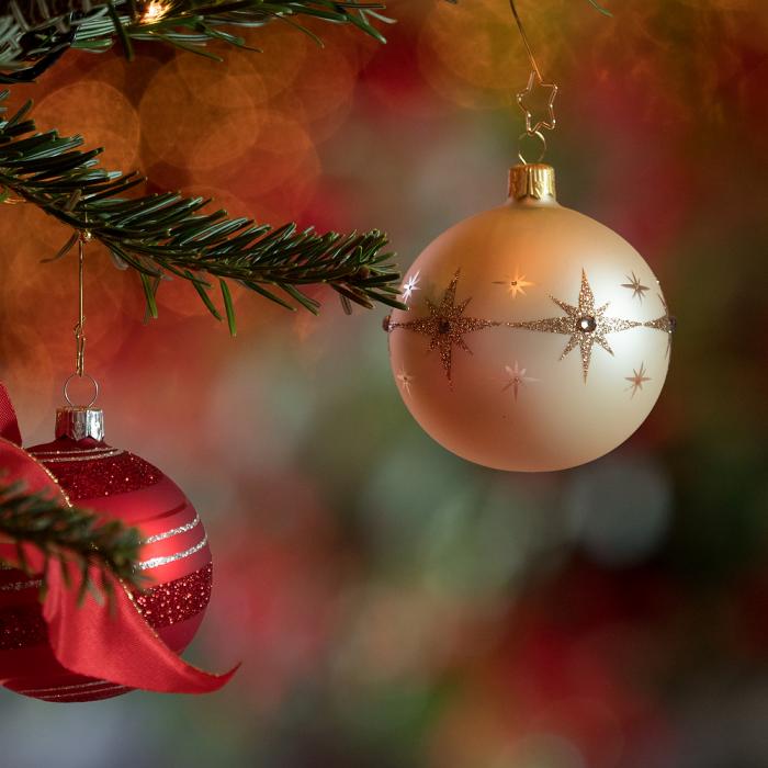 Christmas decorations at Berg Castle - December 2017