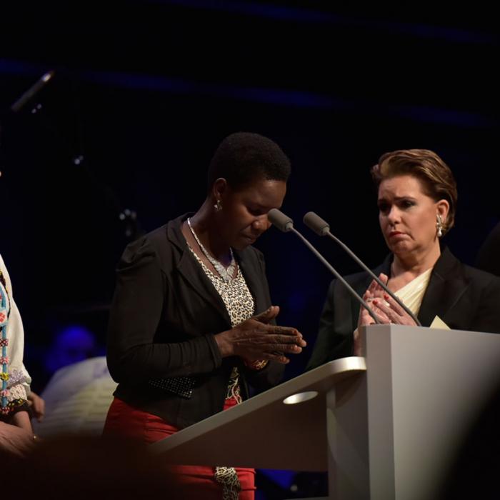 Gala-Abend in der Philharmonie anlässlich des internationalen Forums "Stand Speak Rise Up!"