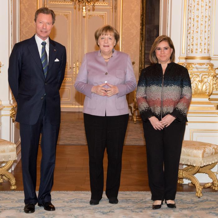 Offiziell Visitt vun der däitscher Bundeskanzlerin Angela Merkel