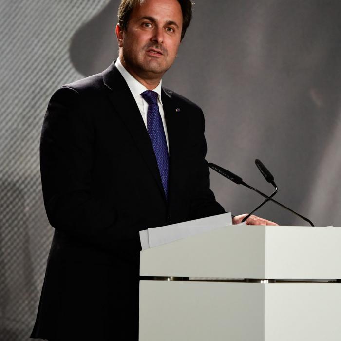 Mr Xavier Bettel, Prime Minister, during his speech at the Stand Speak Rise Up! forum