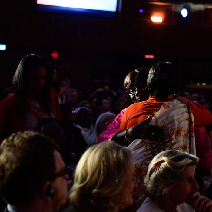 View on the audience of International Forum "Stand Speak Rise Up!