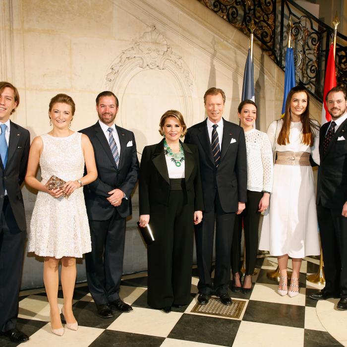 La Famille grand-ducale au Musée Rodin à Paris