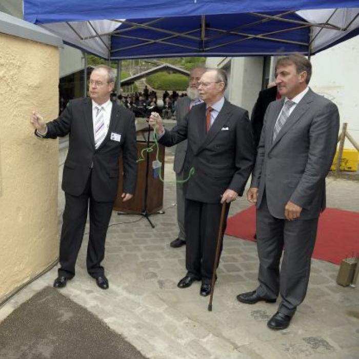 Le Grand-Duc Jean inaugure l'espace mémoire