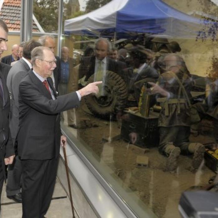 Le Grand-Duc Jean inaugure l'espace mémoire