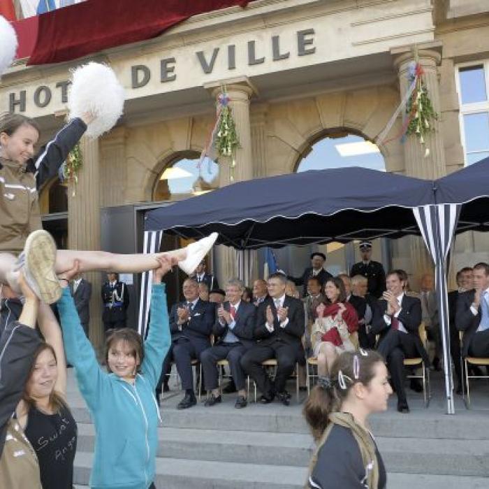 Fête Nationale: S.A.R. le Grand-Duc héritier à Esch-sur-Alzette