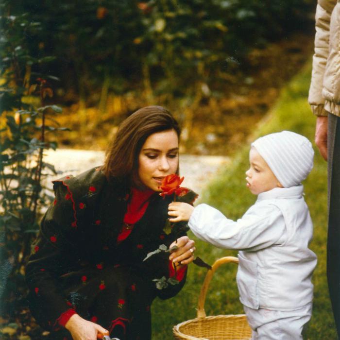 The Grand Duchess with Prince Guillaume