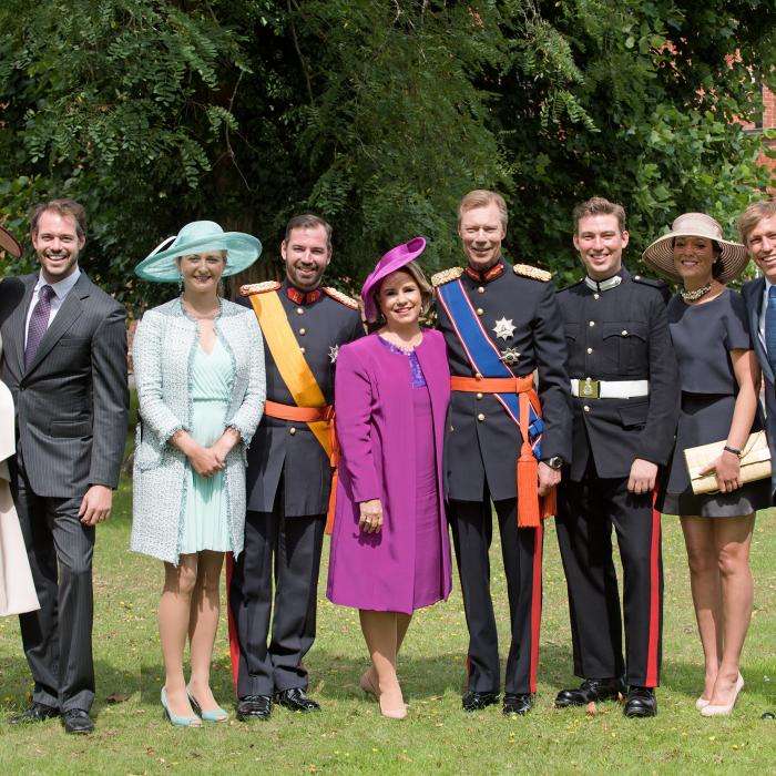 Déi groussherzoglech Famill op Visitt bei der Académie royale militaire vu Sandhurst