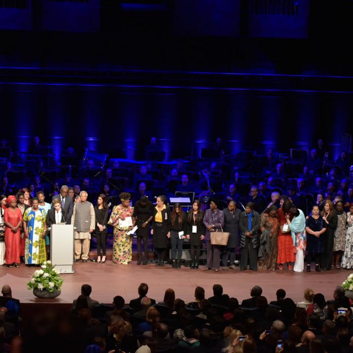 Gala-Abend in der Philharmonie anlässlich des internationalen Forums "Stand Speak Rise Up!"