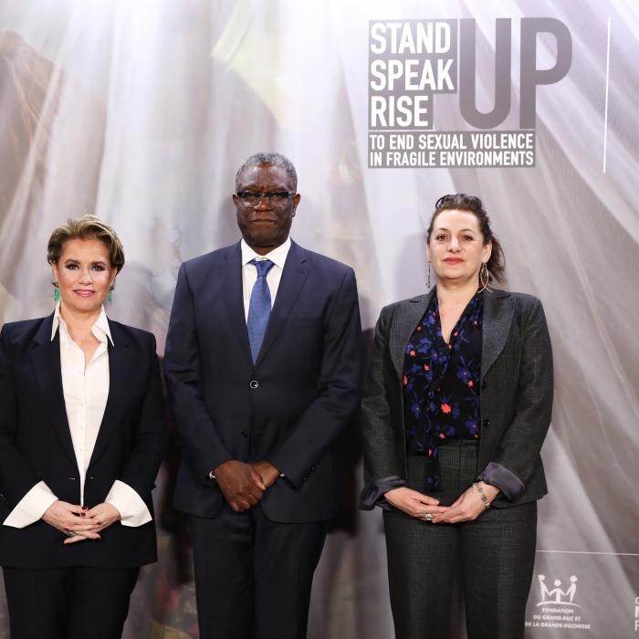 Vorstellung des internationales Forums "Stand Speak Rise Up!"