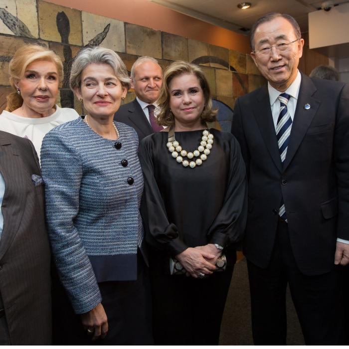 Célébration du 70e anniversaire de l'UNESCO à Paris