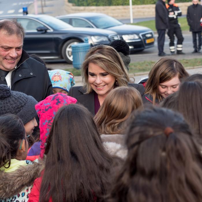 Visit to schools in Ermsdorf and Medernach