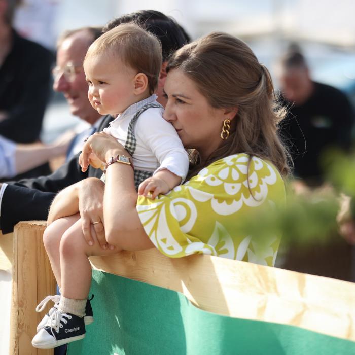 Prince Charles and Princess Stephanie at the Agricultural Fair