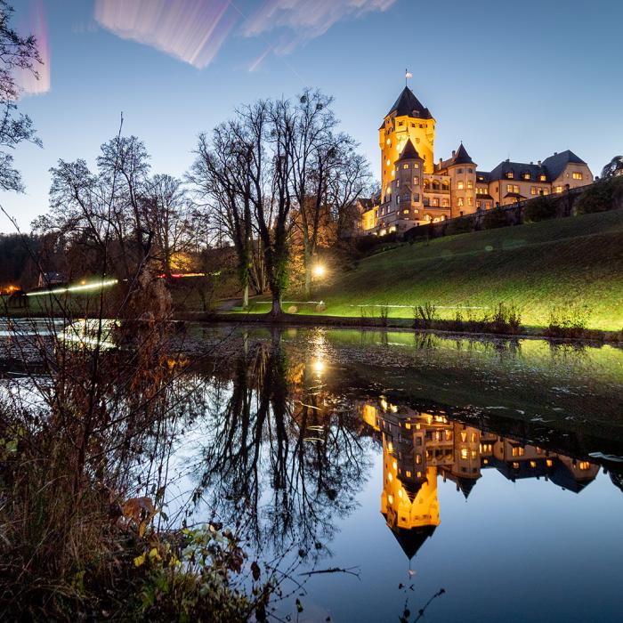 Christmas decorations at Berg Castle - December 2018