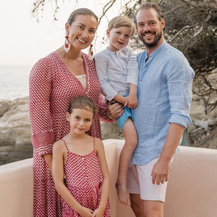 Prince Félix with his family in Cabasson