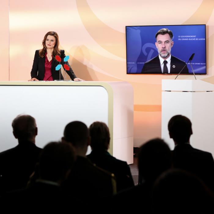 Le ministre de l'Économie s'exprime dans un message vidéo