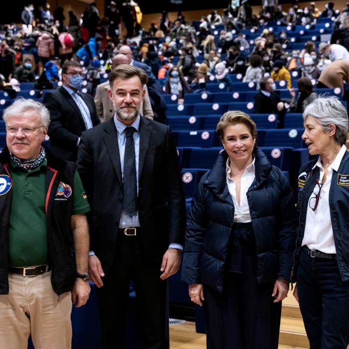 Photo de groupe dans le Grand Auditorium