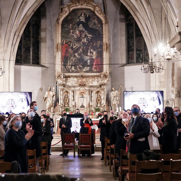 Vue dans l'église Saint-Michel lors du concert