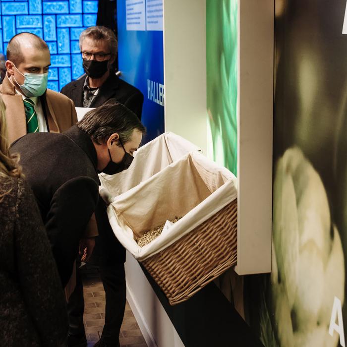 Le Prince Guillaume observe du malt