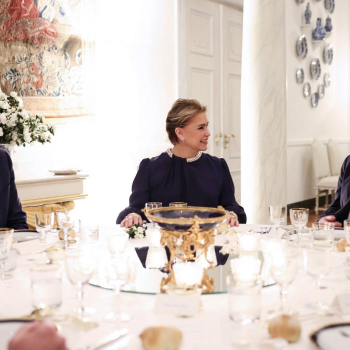 La Grande-Duchesse échange avec le ministre des Affaires étrangères