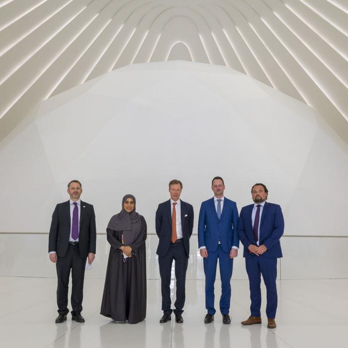 Photo souvenir au Musée du Futur