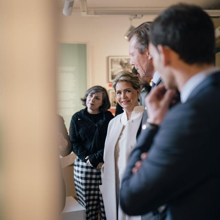 Le Couple grand-ducal visite l'exposition "Moving Lusitalia"