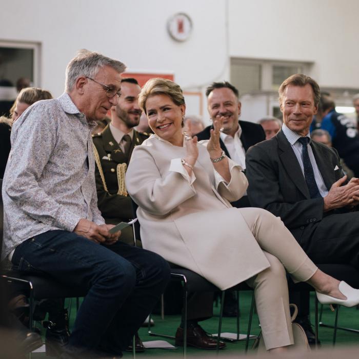 Le Couple grand-ducal participe à une cérémonie inaugurale