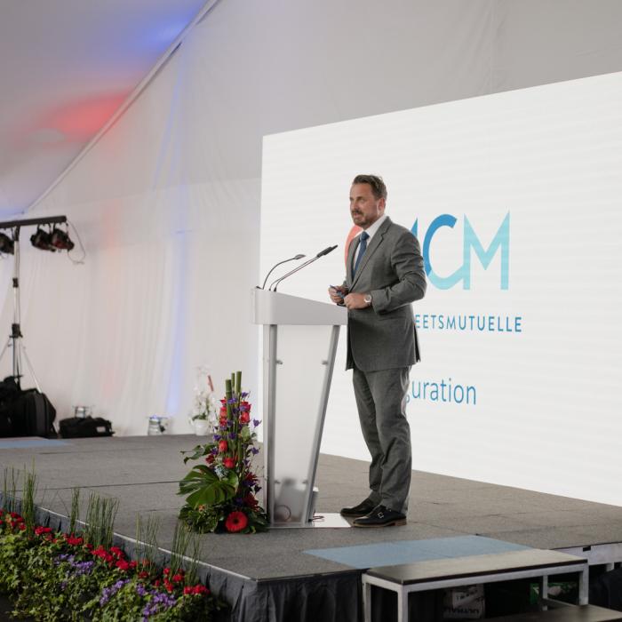 M. Xavier Bettel lors de son discours