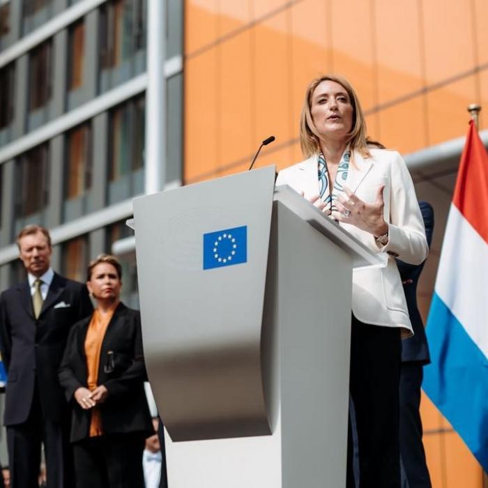 Mme Metsola, Présidente du Parlement européen