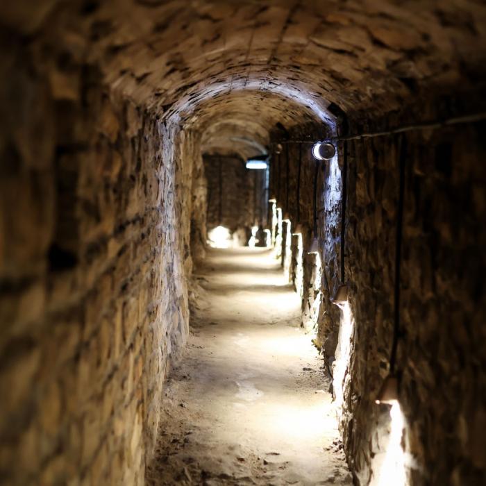 Vue sur un tunnel des Casemates